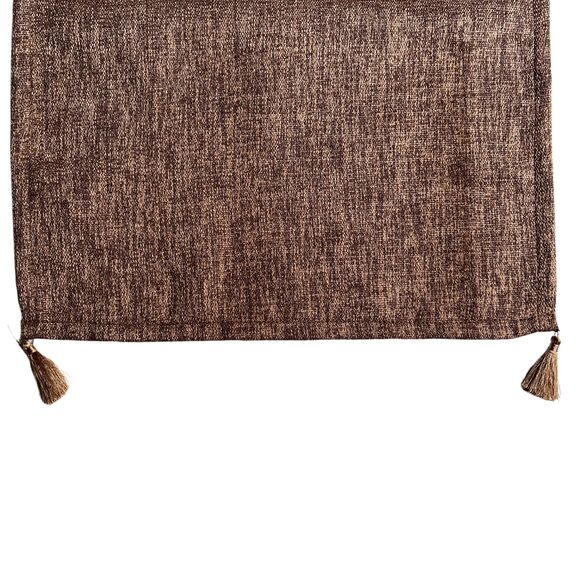 Two-Toned Khaddar Placemats with Tassles in the Corner