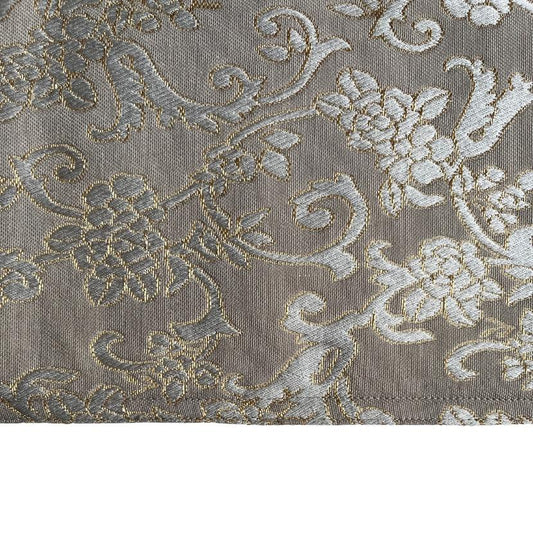 A piece of Jacquard Silk Mats with delicate gold edging and a traditional Banarasi finish