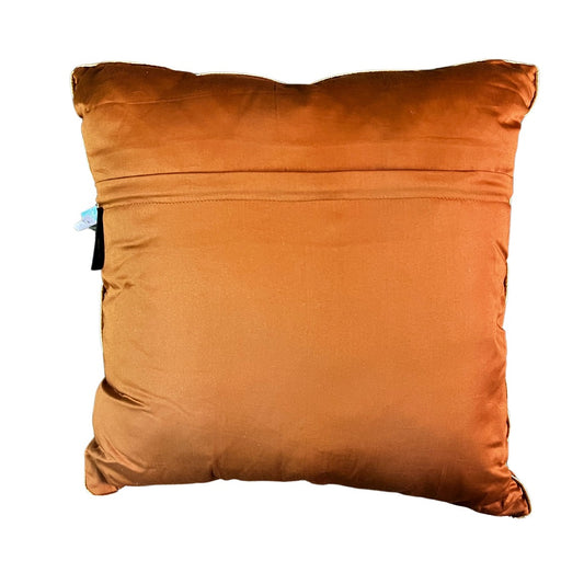 The backside of the rusk cushion cover