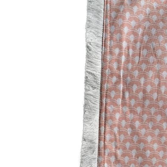 A piece of Peach Cotton Printed Placemats